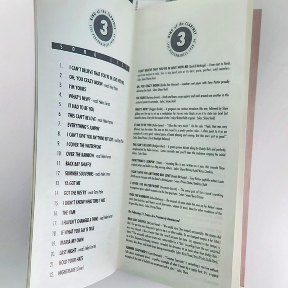 Artie Shaw, King of the clarinet 1938-39 3 cassette set mint condition Box set - Picture 10 of 13